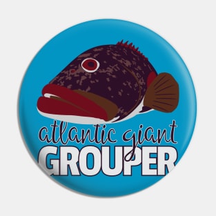 Atlantic Goliath Grouper Pin