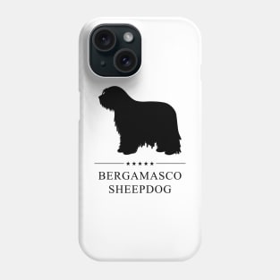 Bergamasco Sheepdog Black Silhouette Phone Case