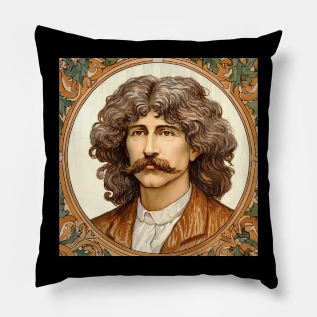 Christiaan Huygens Pillow by ComicsFactory