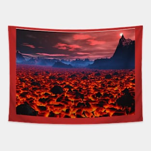 Lava Flows Tapestry