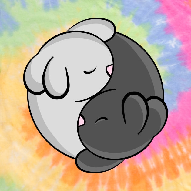 Yin Yang Bunny Zen by ExtraMedium