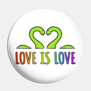 Loch Ness Love is Love Pin