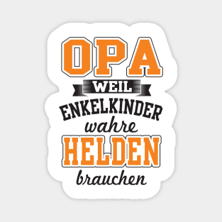 Opa weil enkelkinder superhelden brauchen (1) Magnet