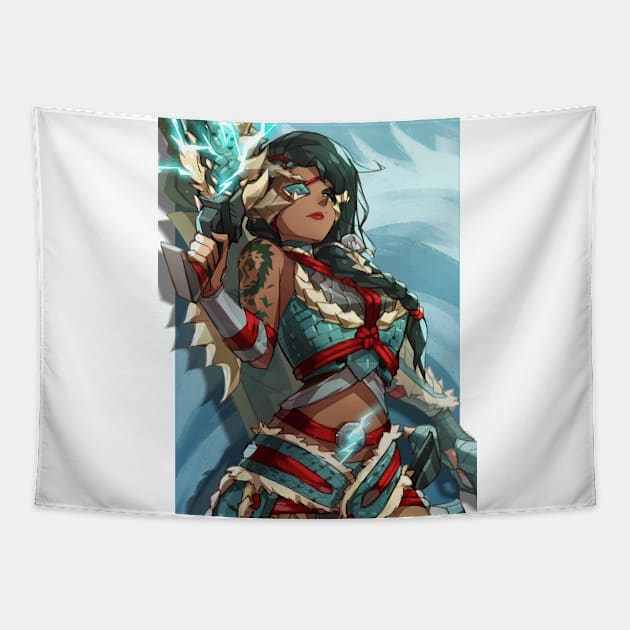 Samira Zinogre Tapestry by vmat