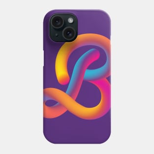 Curly B Phone Case