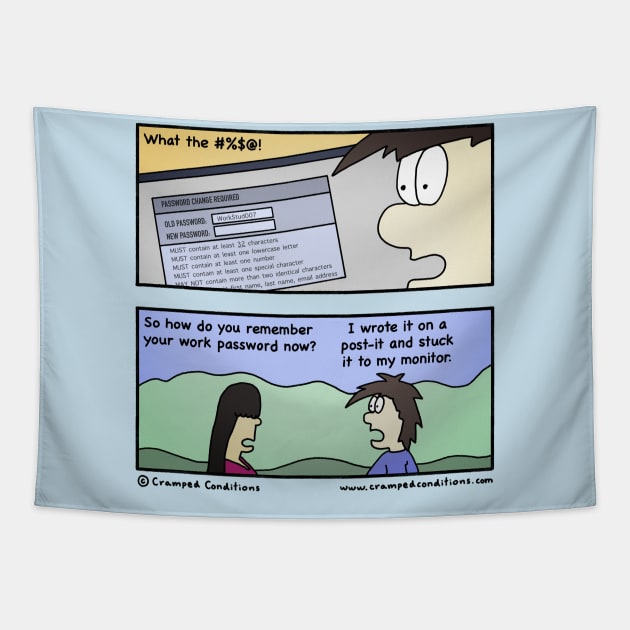 Passwords Tapestry by crampedconditions