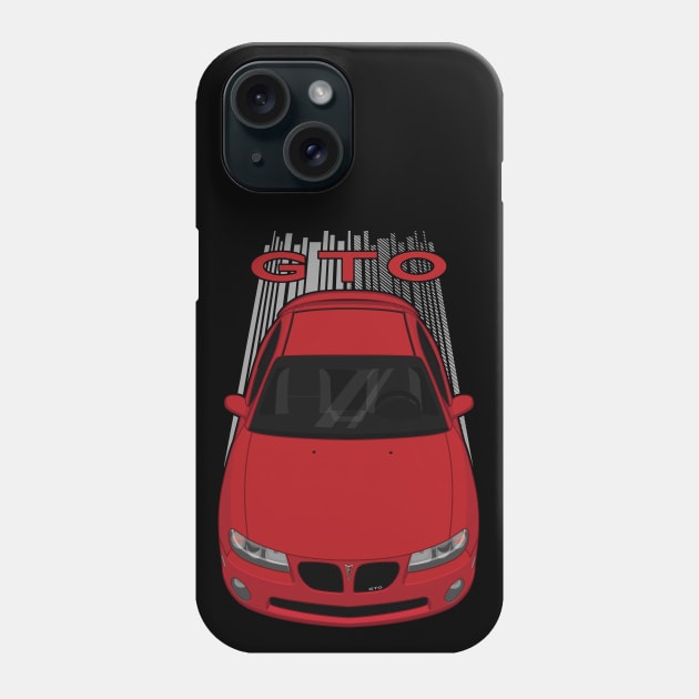 Custom pontiac gto 2004 - Red Phone Case by V8social