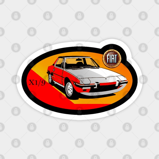 X19 vintage sports car Magnet by Midcenturydave