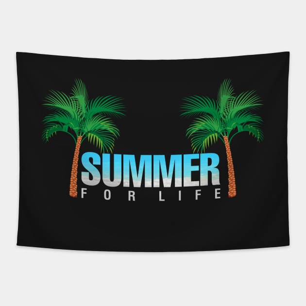 Summer For life Tapestry by CityNoir