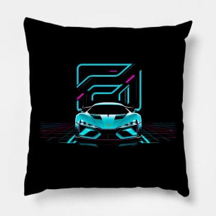 Cyberpunk Car Pillow