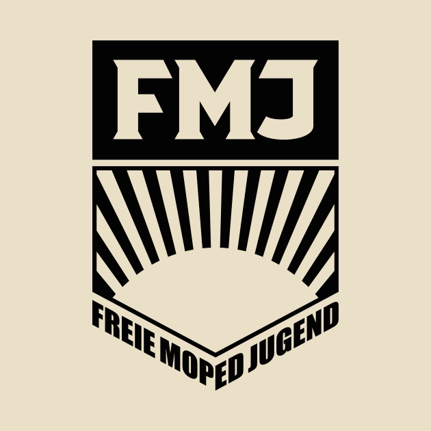 FMJ - Free Moped Youth Logo (Black) by GetThatCar