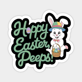 Happy Easter Peeps Magnet