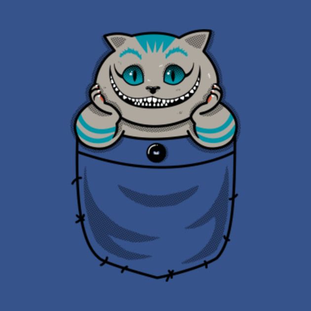 Discover Cheshire Cat Pocket - Cheshire Cat - T-Shirt