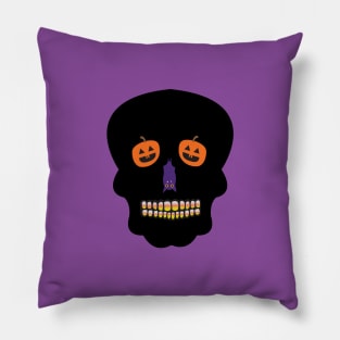 Halloween Sugar Skull Pillow