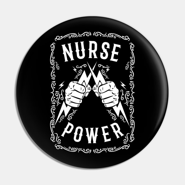 Nurse Power - Nurses Week Pin by isstgeschichte