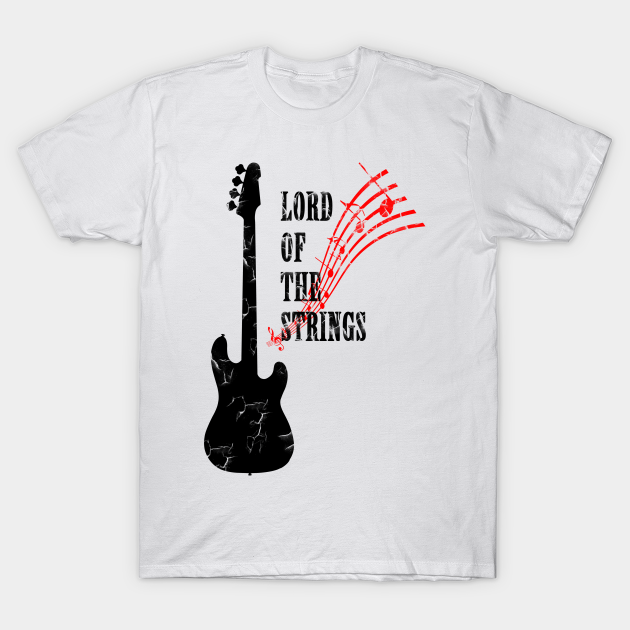 Discover Guitar, Lord Of The Strings - Guitar Lord Of The Strings - T-Shirt