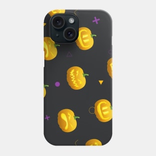 Halloween Pumpkin Faces Phone Case