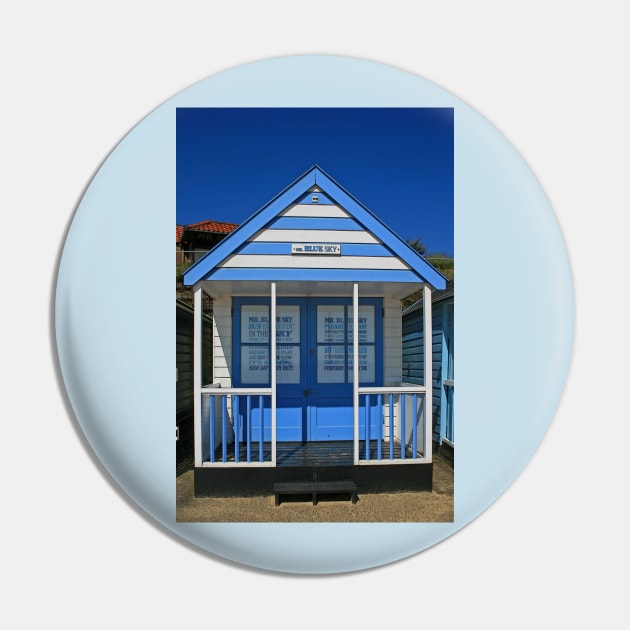 Mr Blue Sky Pin by RedHillDigital