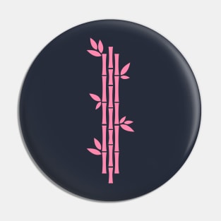 Bamboo Pink Transparent Pin