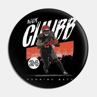 Nick Chubb Cleveland Grunge Pin