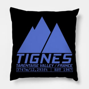 Tignes France Ski Resort Tarentaise Valley Skiing Pillow