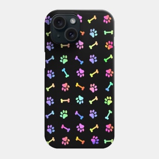 DOG Treats And Puppy Paw Prints Phone Case