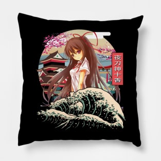 Mana's Vigilant Protection Anime Tee Pillow