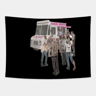 Zombie Ice Cream Tapestry