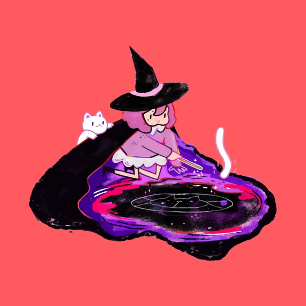 Cat Witch by kurilord
