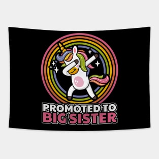 Promoted to Big Sister Unicorn Tapestry