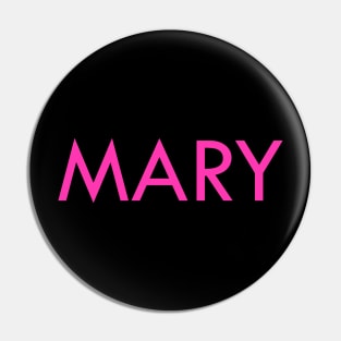 Mary name Pin