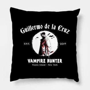 De La Cruz Crest (Black Print) Pillow