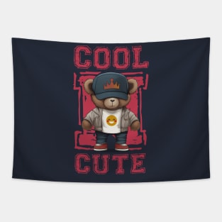 cool and cute (bear) Tapestry