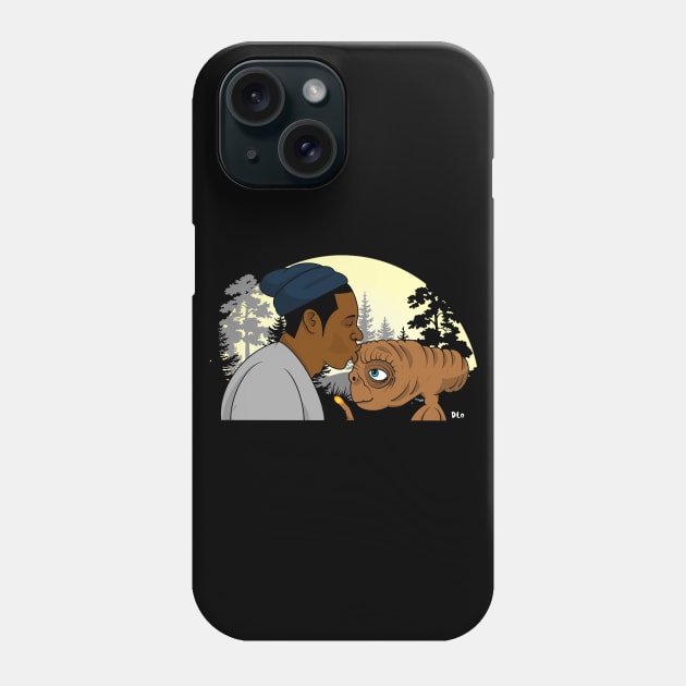 Alien Love Jayz kissing ET Phone Case by DiLoDraws