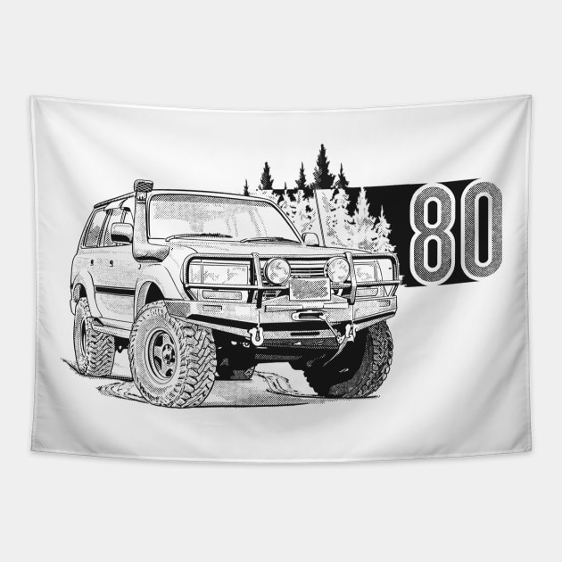 Land cruiser series 80 Tapestry by Saturasi