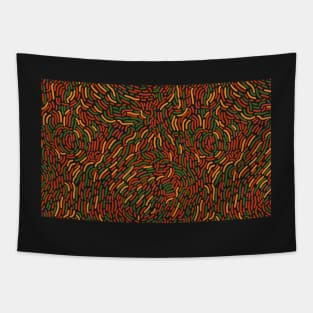 Rasta stripes pet bandana Tapestry