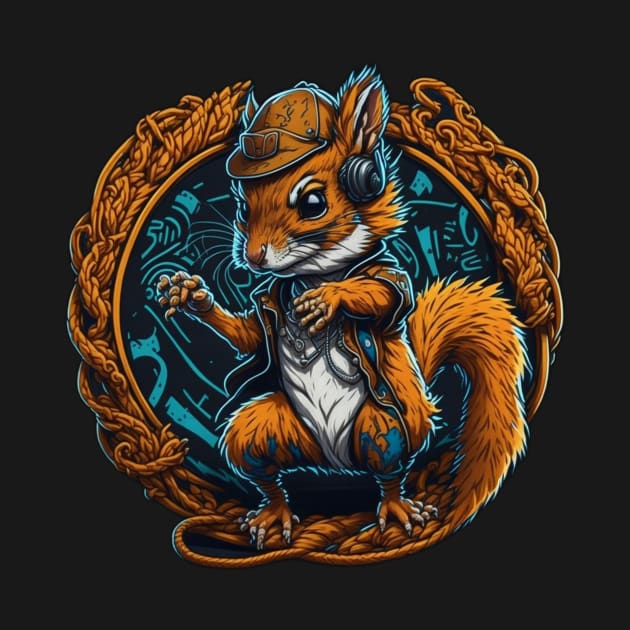 hip-hop squirrel by Rizstor