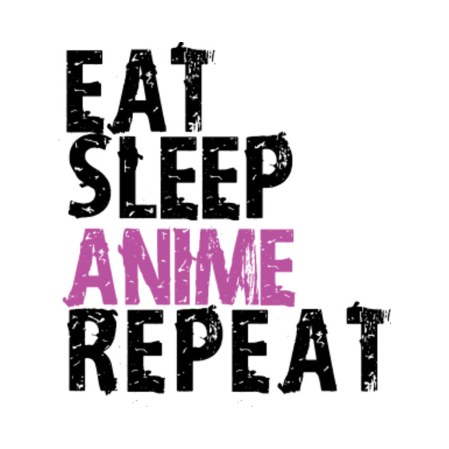 Eat Sleep Anime Repeat Japanese Animation Crewneck Sweatshirt