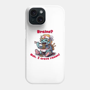 Ramen life zombie Phone Case