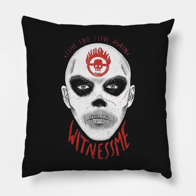 Witness Me Pillow by Arlinep