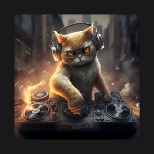 DJ Whiskers, Beats by a Cat T-Shirt