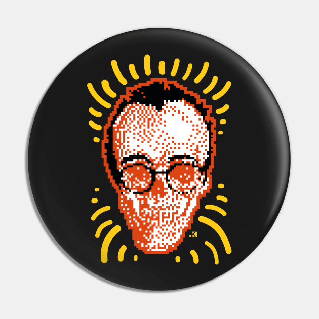 Keith PostPortrait Pin by Krayon