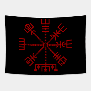 Vegvisir Icelandic Magical Stave Tapestry