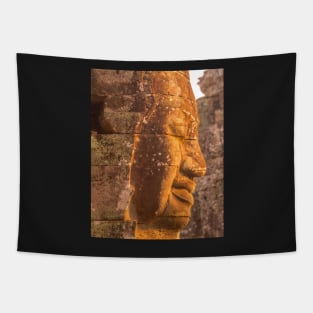 Buddha Head Angkor Tapestry