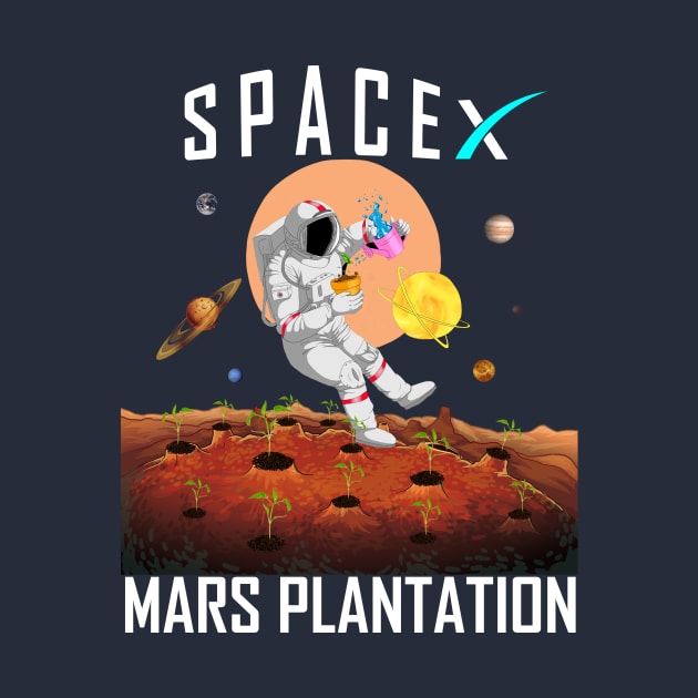 Spacex Mars Plantation by JB's Design Store