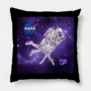 Astronaut Astronauts Space Walking Floating in Space Astro Space city Houston 3 Pillow