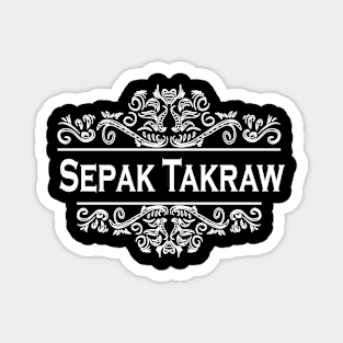 Sport Sepak Takraw Magnet