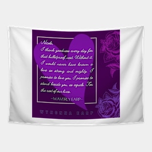 Waverly Wedding Vows - Wynonna Earp Tapestry