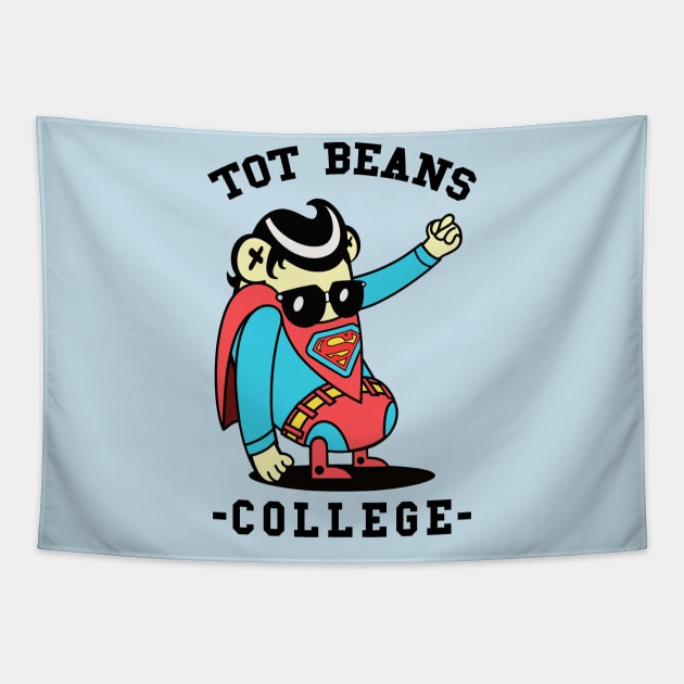 Totbeans Character College Tapestry by Demylo 