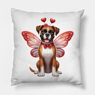 Valentine Fairy Boxer Dog Pillow